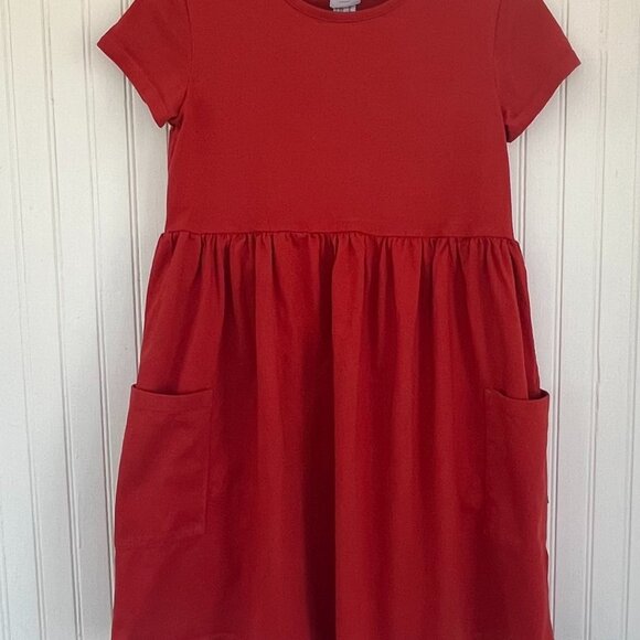 Hanna Andersson Other - Hanna Andersson Solid Color Pocket Dress, Girls Size 12